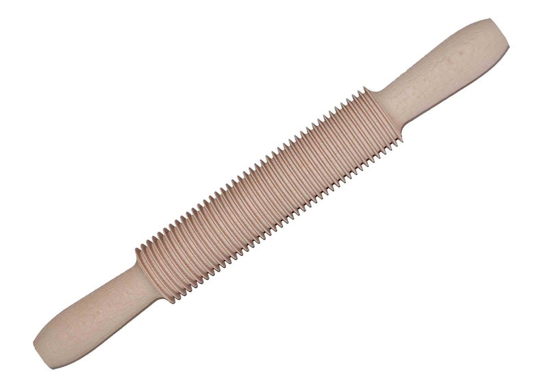 Eppicotispai Beechwood Spaghetti Cutter Rolling Pin